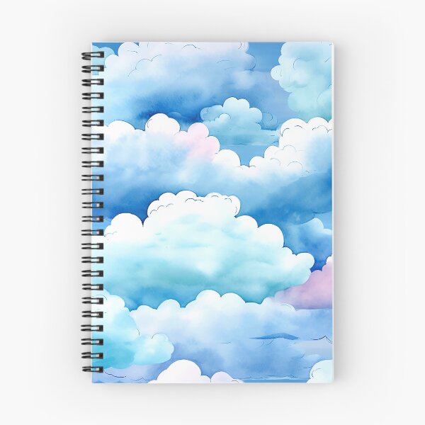 Item preview, Fantasy Magical Floating Clouds Watercolor-Inspired Design Art designed and sold by DEC02.