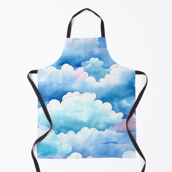 Item preview, Fantasy Magical Floating Clouds Watercolor-Inspired Design Art designed and sold by DEC02.
