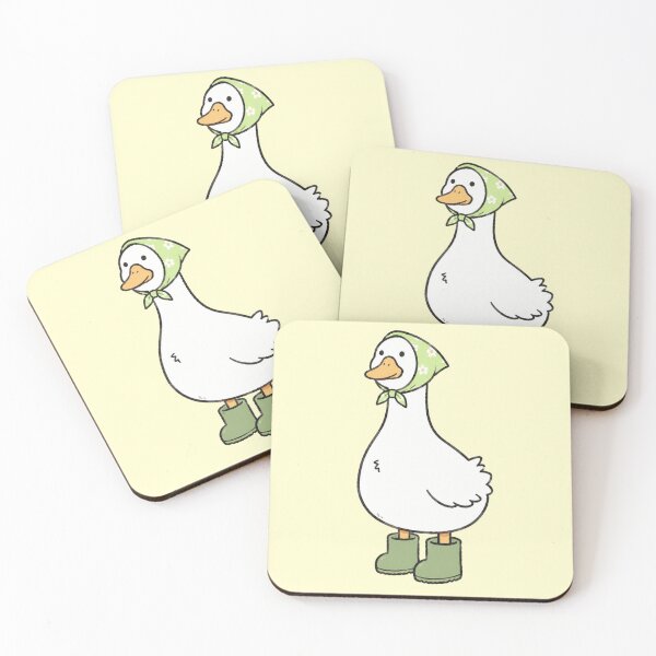 Item preview, Cottagecore Garden Goose Kitchen Illustration designed and sold by bosamji.
