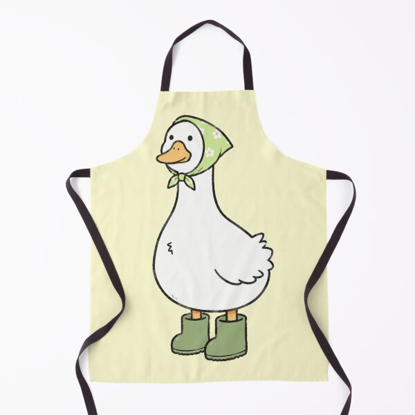 Item preview, Cottagecore Garden Goose Kitchen Illustration designed and sold by bosamji.