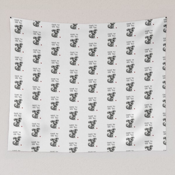 Item preview, Funny Dog Illustration | Minimalist Animal Art designed and sold by moodiecatshop.