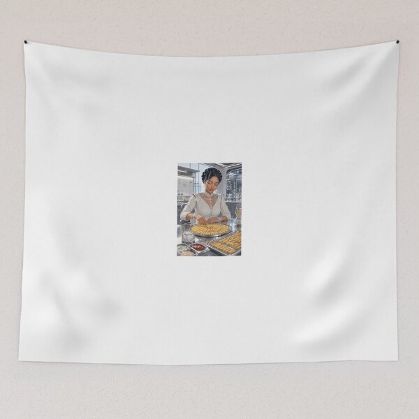 Item preview, Woman in White Dress with French Fries designed and sold by CathryneDelamort.