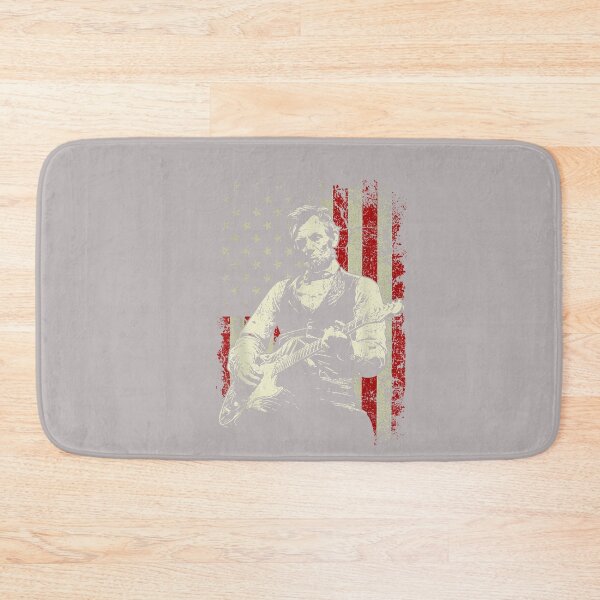 Item preview, Abraham Lincoln Playing Guitar Rock and Roll American Flag designed and sold by mjohnson9.