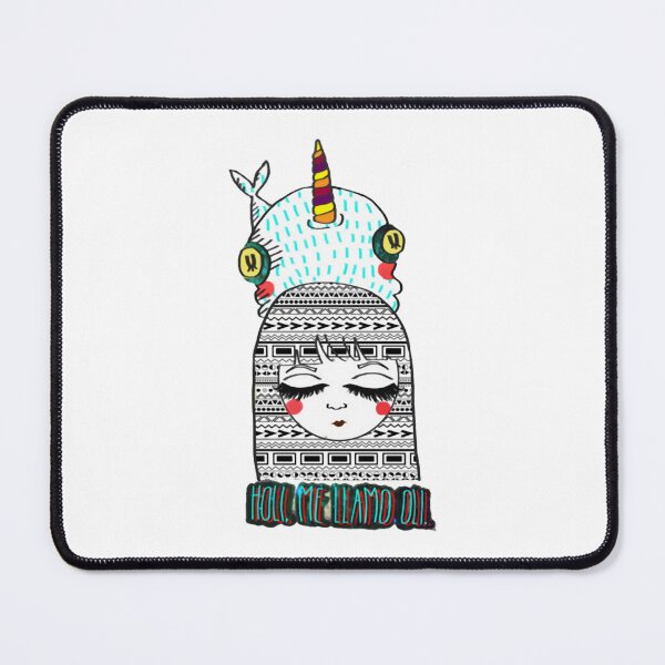 Item preview, Holi Me Llamo Oli Cute Tribal Unicorn Girl designed and sold by Rowephoeniart.