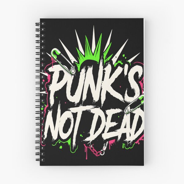 Item preview, Punk's Not Dead – Mohawk Safety Pin Punk Rock Design designed and sold by Midnight Veil Designs.