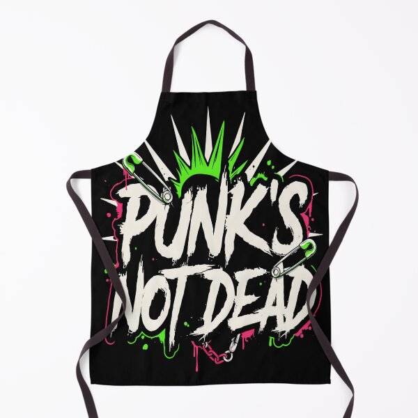 Item preview, Punk's Not Dead – Mohawk Safety Pin Punk Rock Design designed and sold by Midnight Veil Designs.