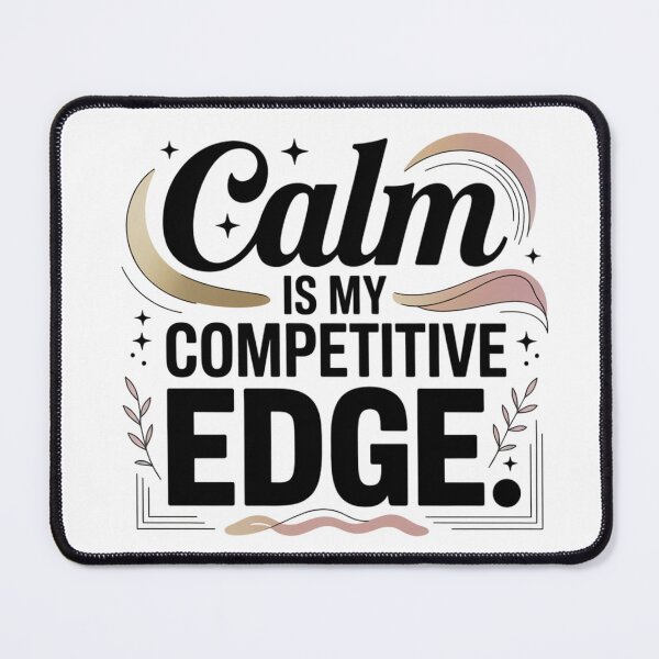 Item preview, Calm Is My Competitive Edge Typography. Minimalist Motivational Quote. Modern Mindset Design designed and sold by Aarvya Fashion Club ( A.F.C ).