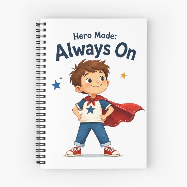 Item preview, Hero Mode: Always On – Brave Little Boy Kids T-Shirt designed and sold by FunscapeHQ.