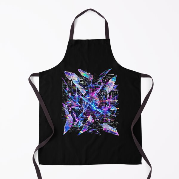 Item preview, Adversarial Quantum Noise Glitch Art T-Shirt - Shimmering Iridescent Overlay designed and sold by Uglyandcute.