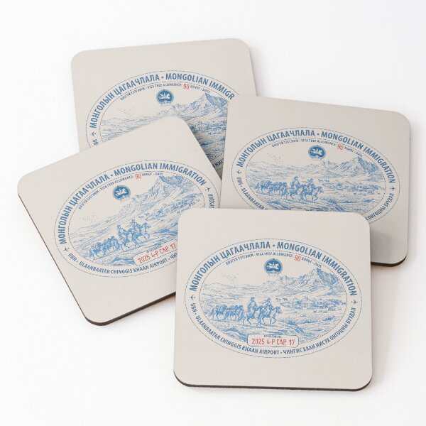 Item preview, Passport Stamp - Ulaanbaatar, Mongolia designed and sold by travelwitheric.