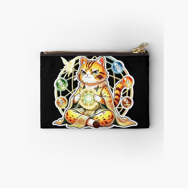Item preview, The Five Elements Master - Magical Felis Nigripes Mage designed and sold by ABYSSLAB.