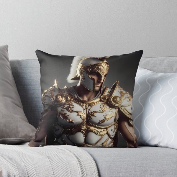 Item preview, White Crest Spartan Warrior Epic Art designed and sold by GalleryBrisArt.