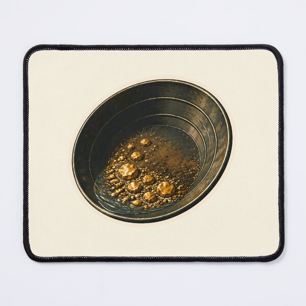 Item preview, Alaska Gold Mining Watercolor designed and sold by ChemicalXShop.