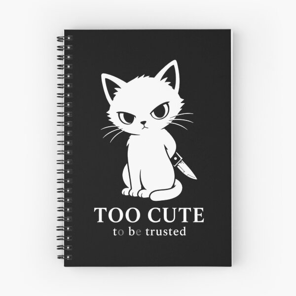 Item preview, too Cute To Be Trusted Evil Cat Shirt designed and sold by Mystic & Celestial Art.
