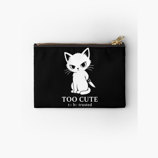 Item preview, too Cute To Be Trusted Evil Cat Shirt designed and sold by Mystic & Celestial Art.