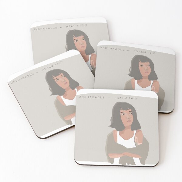 Item preview, Unshakeable Psalm 16:8 designed and sold by Hephzibahlove.