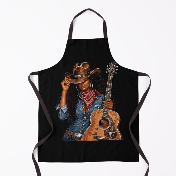 Item preview, Melanin Cowgirl Western Boots Guitar Rodeo Music Lover designed and sold by Apparel-Vortex.