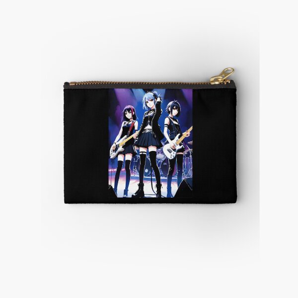 Item preview, Anime Style Illustration of Three Girl Musicians In Dark designed and sold by ToxicSquid101.