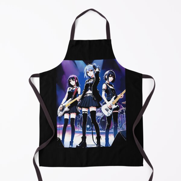 Item preview, Anime Style Illustration of Three Girl Musicians In Dark designed and sold by ToxicSquid101.