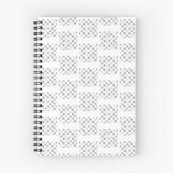 Item preview, Grey Sketched Paw Print Seamless Pattern designed and sold by GiaoCalonas.