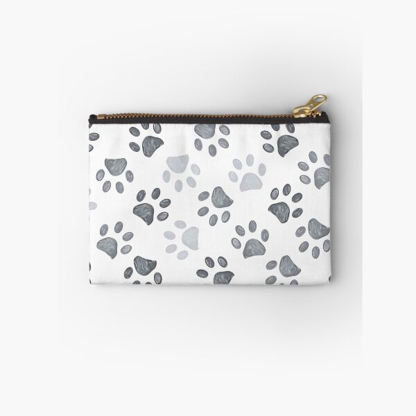 Item preview, Grey Sketched Paw Print Seamless Pattern designed and sold by GiaoCalonas.