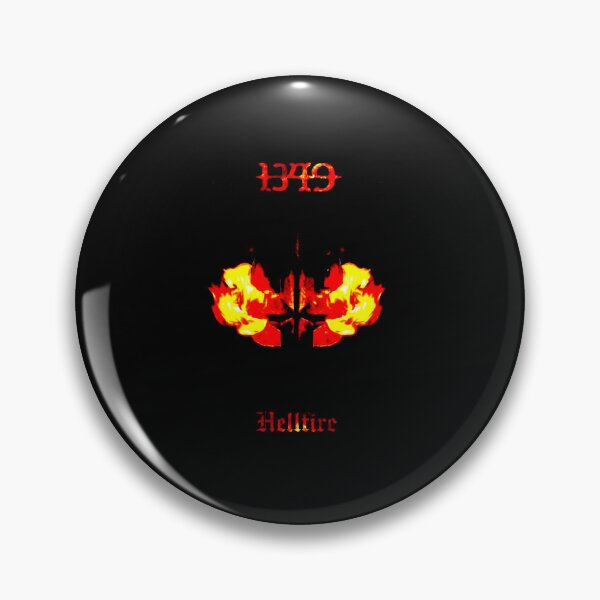Item preview, Red Typography Black Metal Hellfire designed and sold by nerdyygraphic.