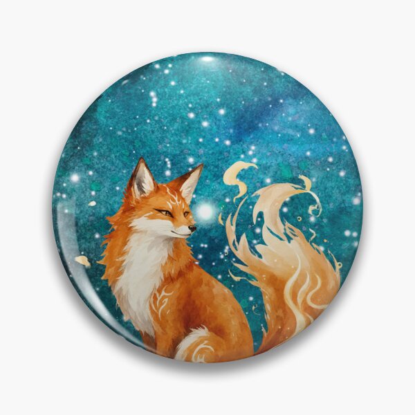 Item preview, Midnight sky fox designed and sold by BritishDelights.