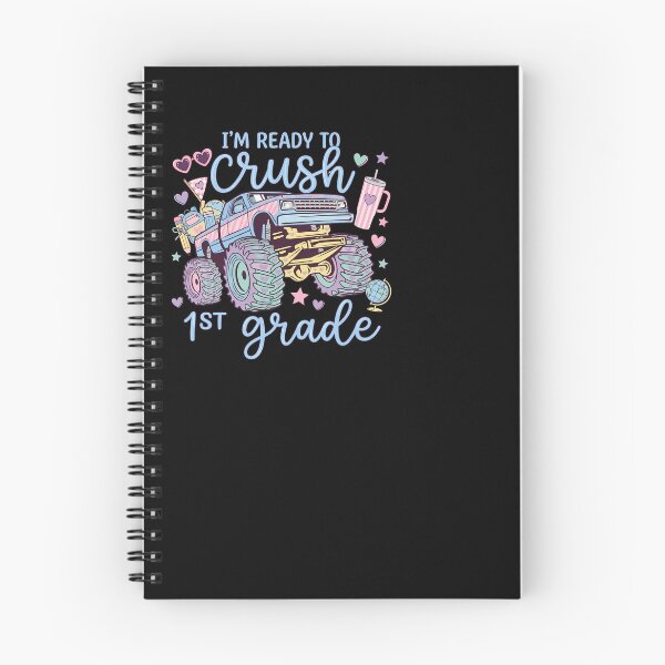 Item preview, Cute Girls 1st Grade Monster Truck Back to School designed and sold by KroghDs.