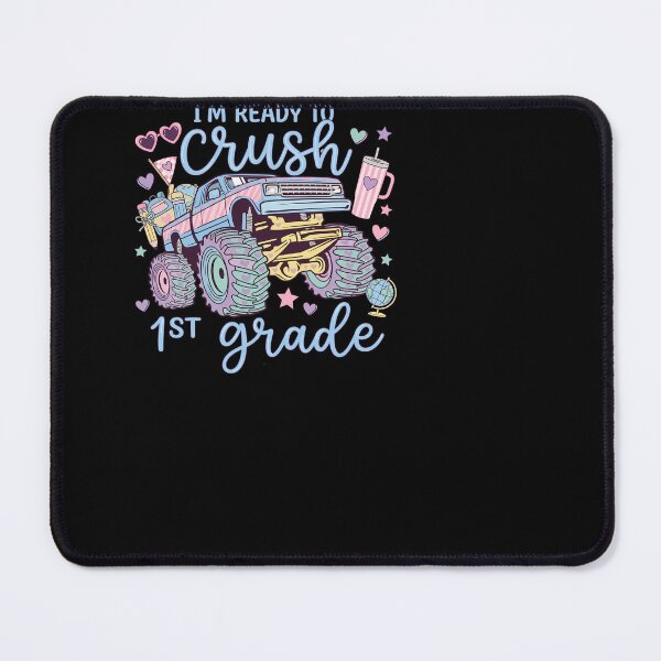 Item preview, Cute Girls 1st Grade Monster Truck Back to School designed and sold by KroghDs.