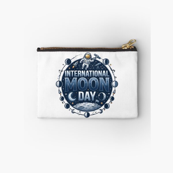 Item preview, International Moon Day Astronaut & Lunar Phases Space Exploration Design designed and sold by Palette & Hue.