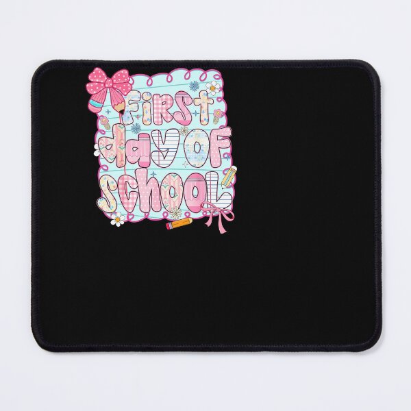 Item preview, Cute Pink Coquette First Day of School Girls Bow designed and sold by KroghDs.