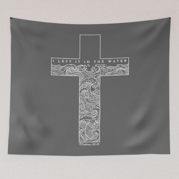 Item preview, Christian Baptism I Left It in The Water Matthew 28 19 designed and sold by KristineLi.