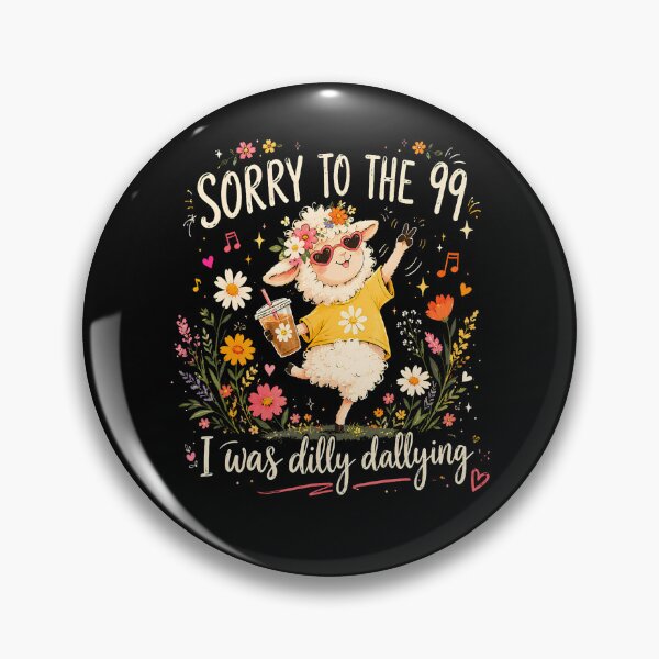 Item preview, Sorry To The 99 I Was Dilly Dallying Christian Sheep Funny  designed and sold by Apparel-Vortex.
