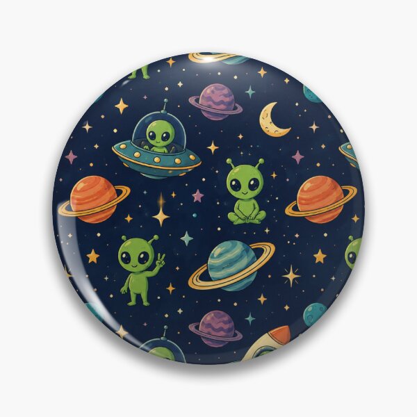 Item preview, Retro alien and space motif designed and sold by MapiliStudio.