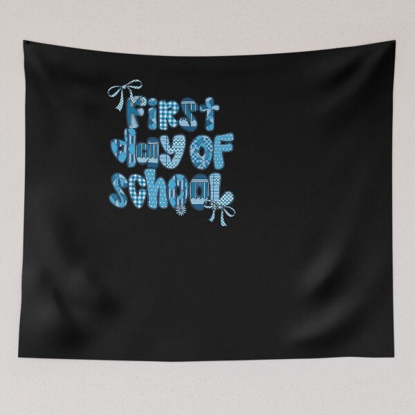 Item preview, Blue Coquette First Day of School Girls Bow designed and sold by KroghDs.