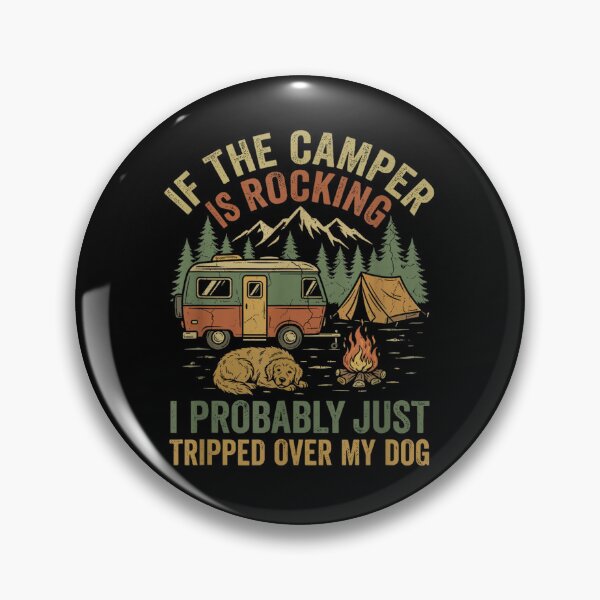 Item preview, RV Camping Campers Rocking designed and sold by goombi-creative.