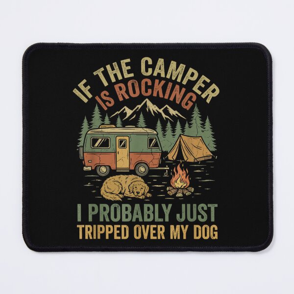 Item preview, RV Camping Campers Rocking designed and sold by goombi-creative.