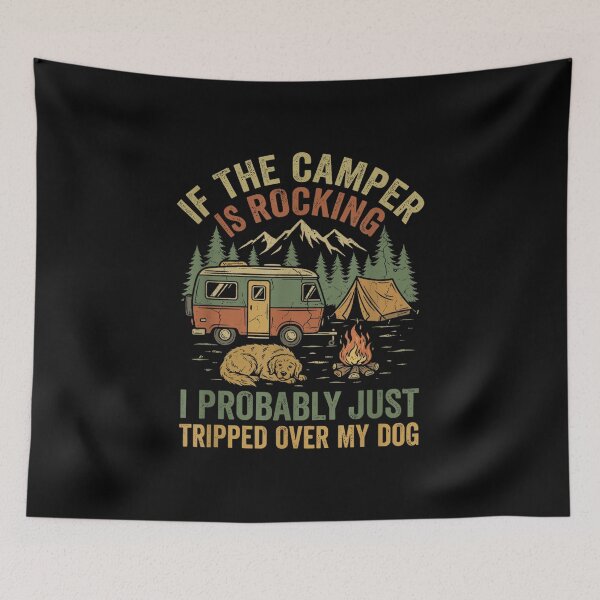 Item preview, RV Camping Campers Rocking designed and sold by goombi-creative.
