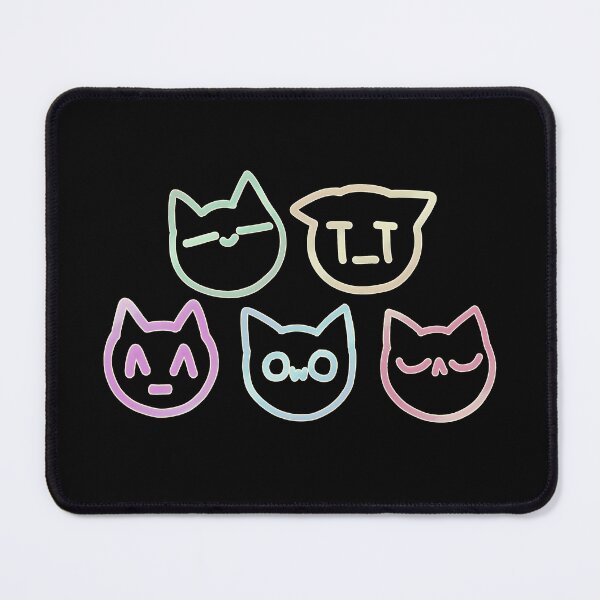 Item preview, Kaomoji Cats Different Moods designed and sold by Deep Descent.