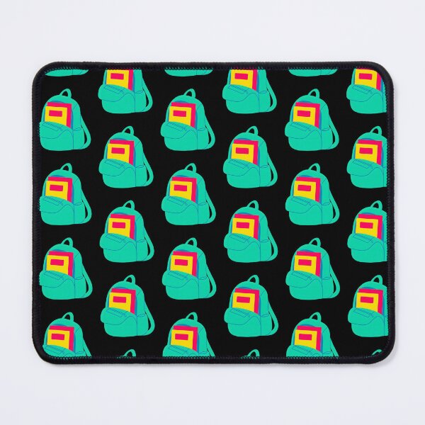 Item preview, Cute Bright Teal Backpack with Yellow Notebook School Sticker designed and sold by FestivityFinds.