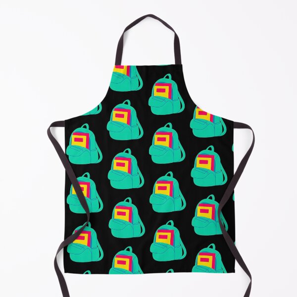 Item preview, Cute Bright Teal Backpack with Yellow Notebook School Sticker designed and sold by FestivityFinds.