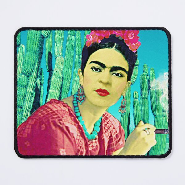 Artikelvorschau, Frida mit Zigarre und Kaktus entworfen und verkauft von FridaArtGallery.