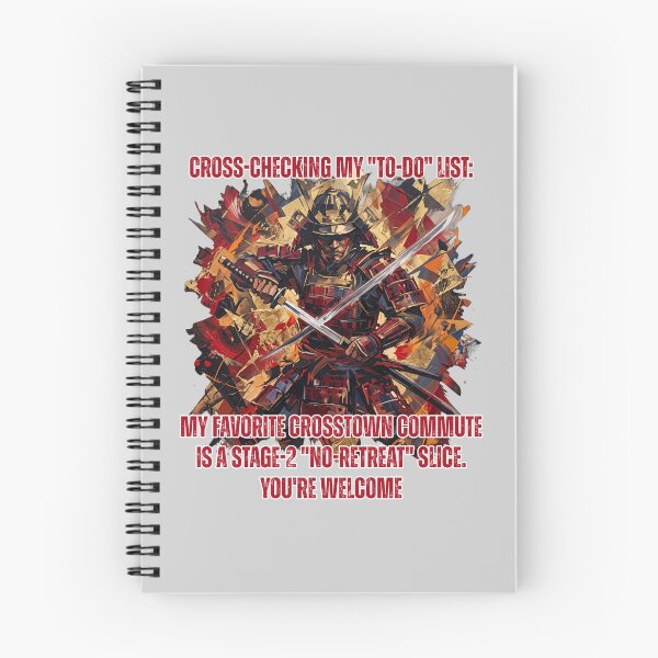 Item preview, Funny Samurai To Do List Crosstown Commute Art designed and sold by rich-moda.