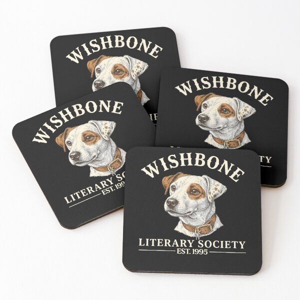 Item preview, Wishbone Literary Society Est 1995 Dog Reader Vintage designed and sold by Apparel-Vortex.