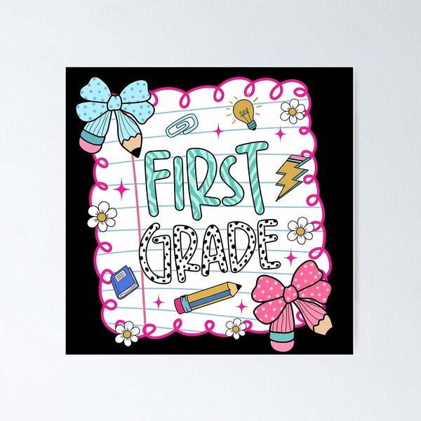Item preview, Cute Coquette First Grade Girls Back to School designed and sold by KroghDs.