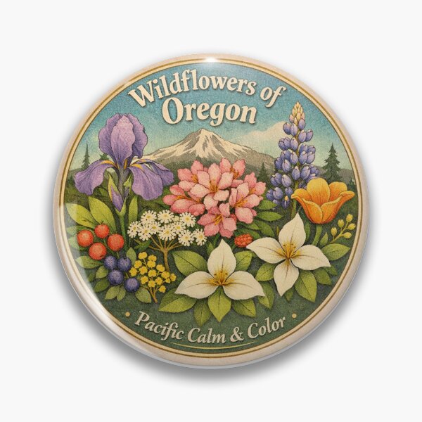 Item preview, Wildflowers of Oregon – Pacific Calm & Color  designed and sold by SachaMuru.