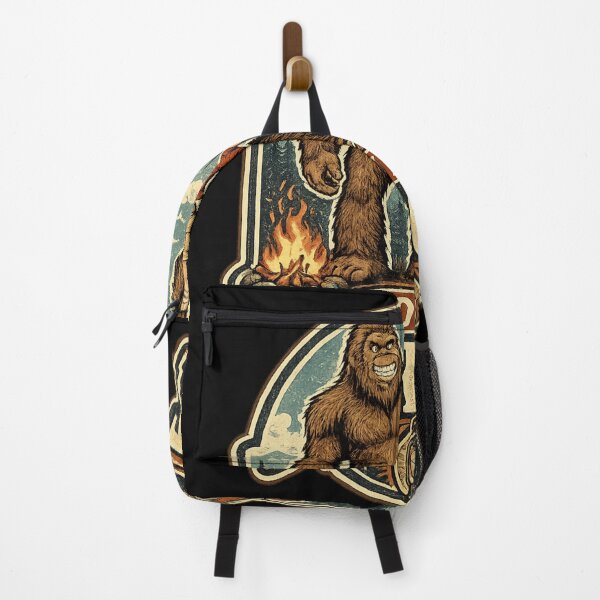 Item preview, I Found Bigfoot Retro Camping Badge - Funny Sasquatch Sighting designed and sold by haitrieuic96.