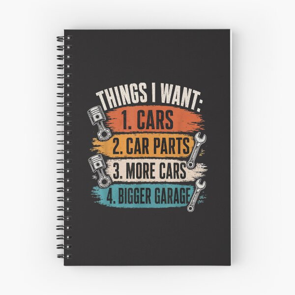 Item preview, Funny Car Lover Things I Want Cars Car Parts Bigger Garage Gift designed and sold by kiralynstration.