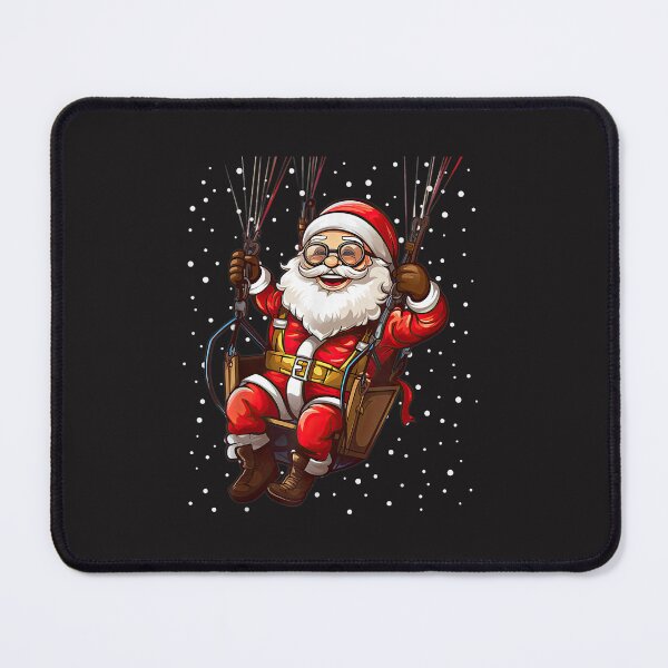 Item preview, Funny Santa Paragliding Christmas Skydiving Parachute Xmas Gift designed and sold by kiralynstration.