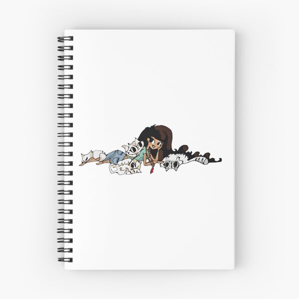 Item preview, Boho Girl and Her Lazy Cats designed and sold by Rowephoeniart.